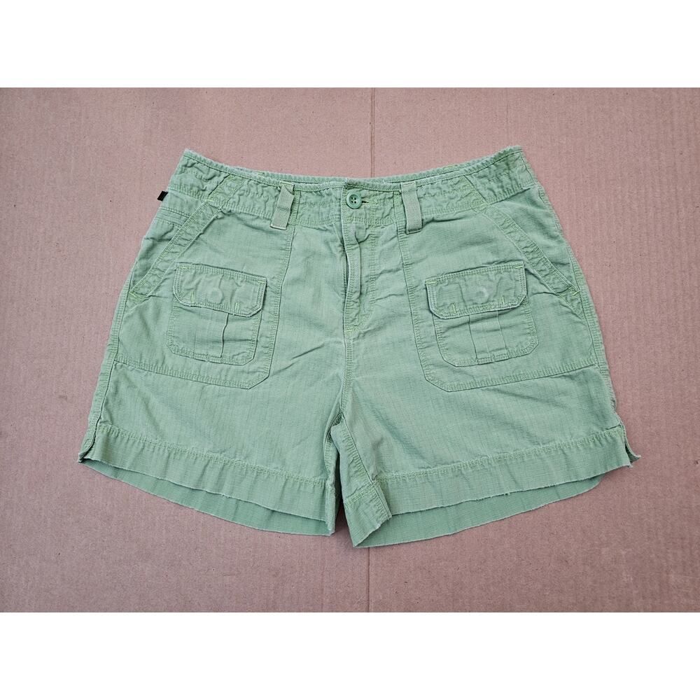Polo Jeans Ralph Lauren Cargo Shorts Women’s 8 Green Distressed Outdoors Safari